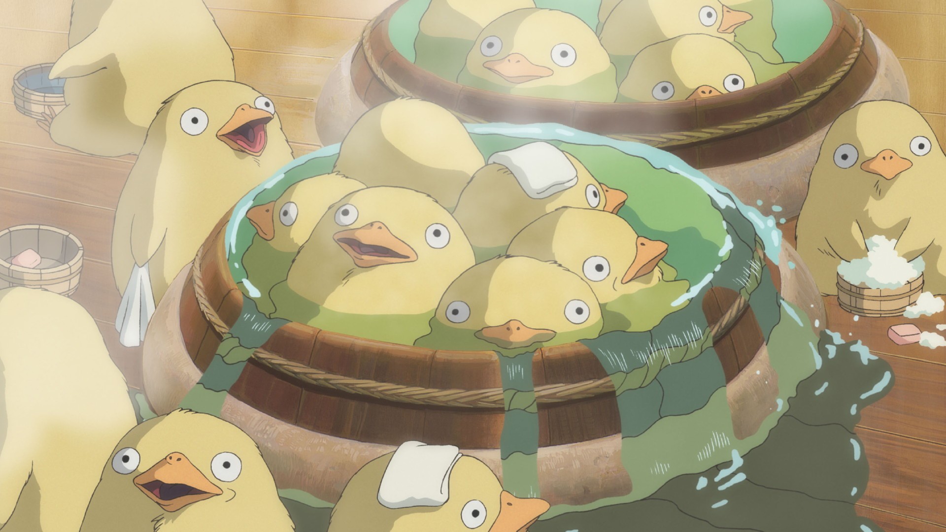 Hayao Miyazaki Wallpaper Birds Spirited