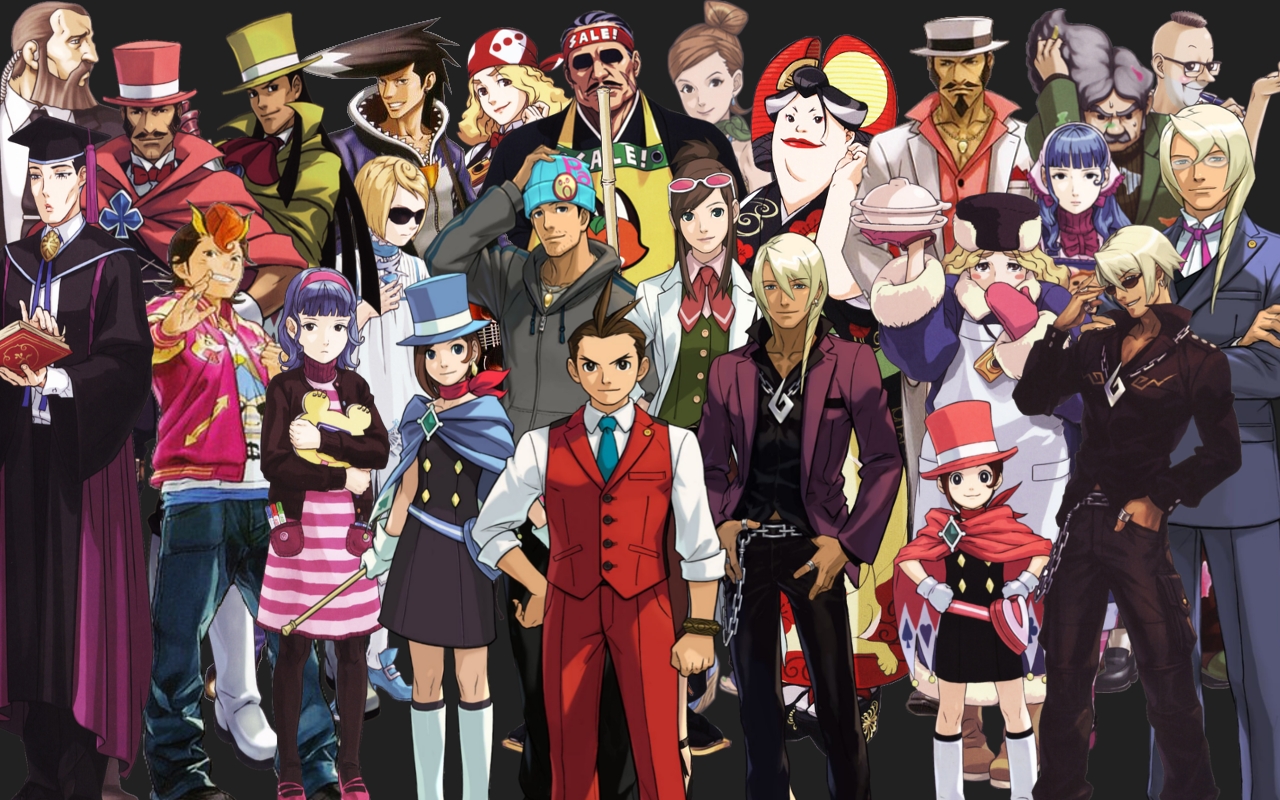 Apollo Justice Characters Wallpaper