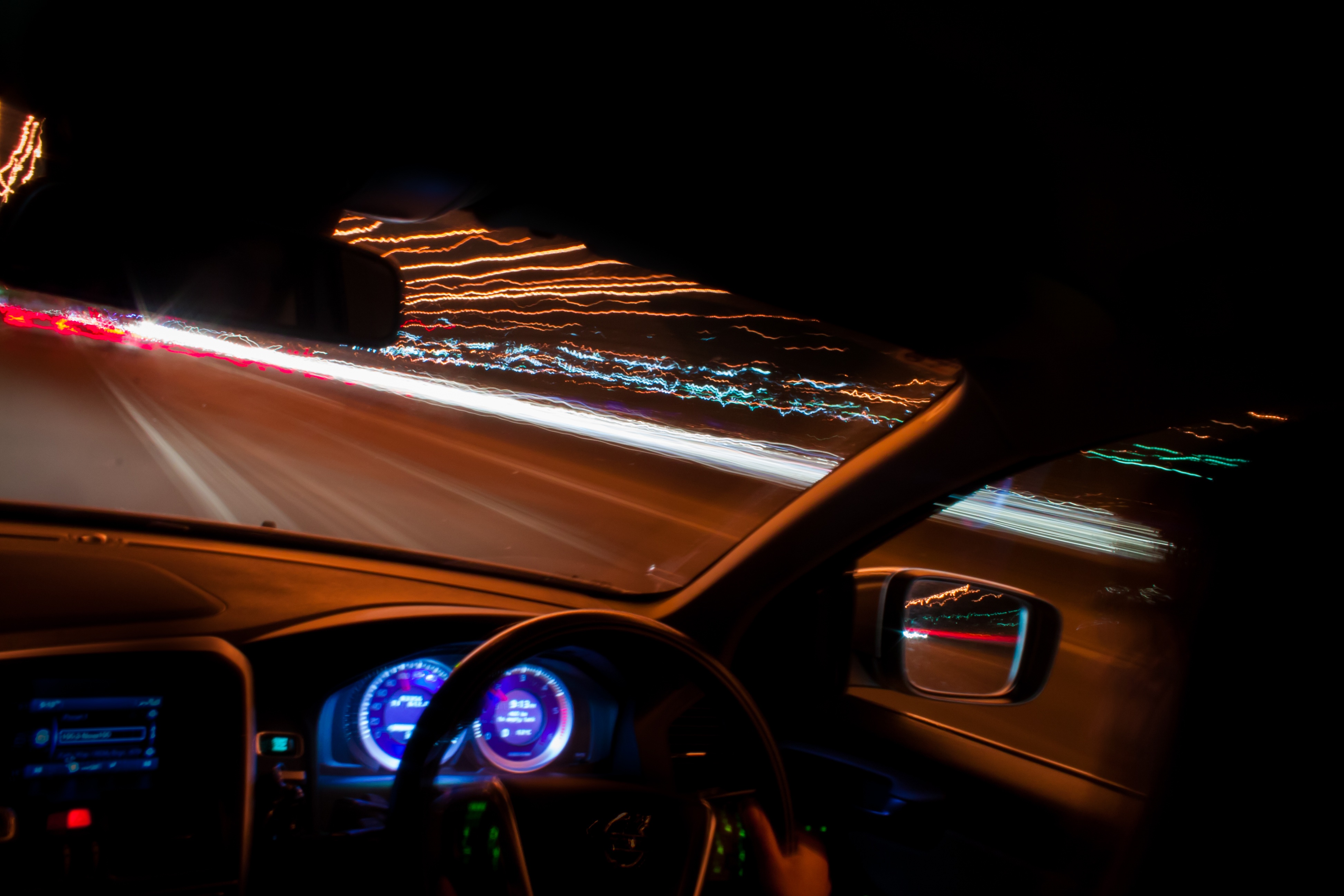 Image Light Car Night Driving Vehicle Darkness