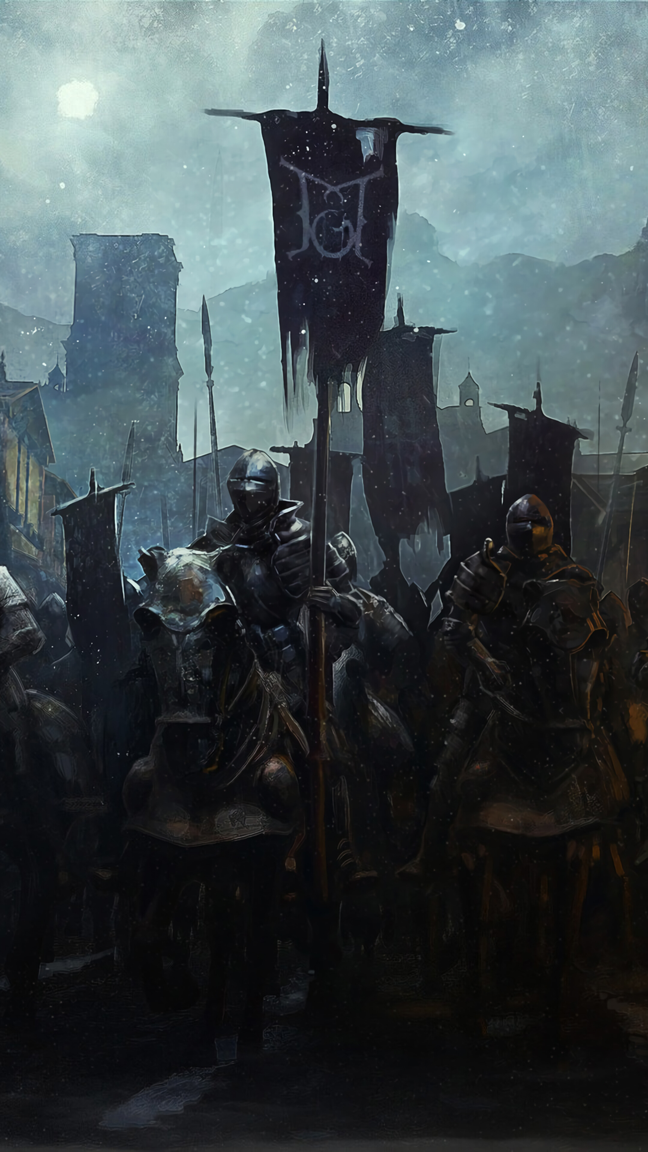 Knight Army Fantasy Medieval 4K Wallpaper 4995