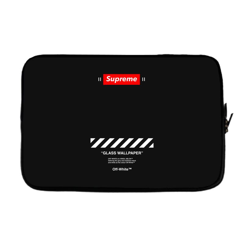 Custom Supreme Glass Wallpaper For Dark Laptop Sleeve By Hasret