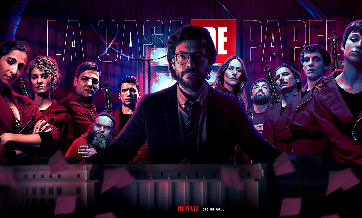 Money Heist Logo Wallpaper High Resolution