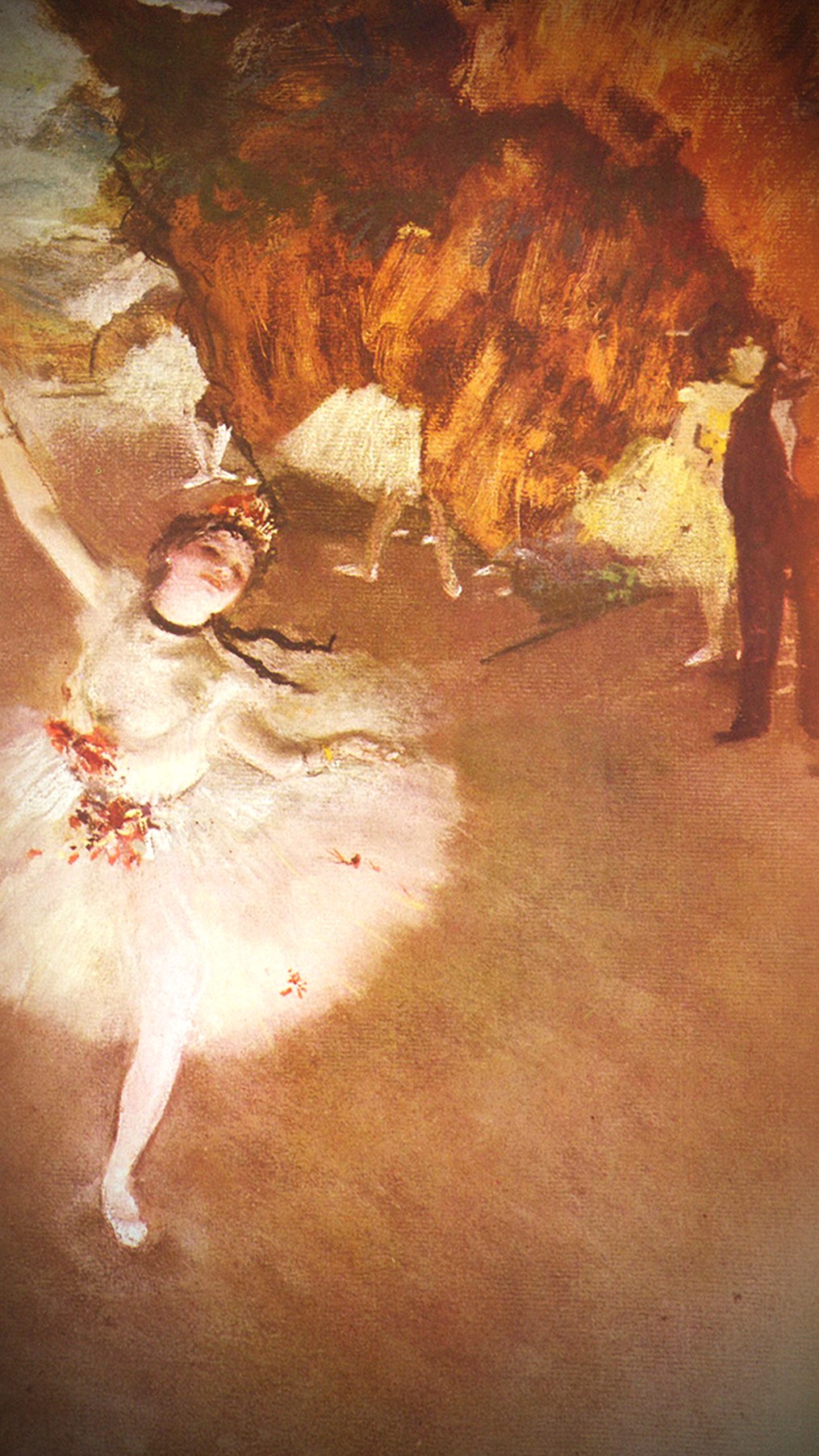 Edgar Degas Ballerina Classic Painting Art Illust iPhone