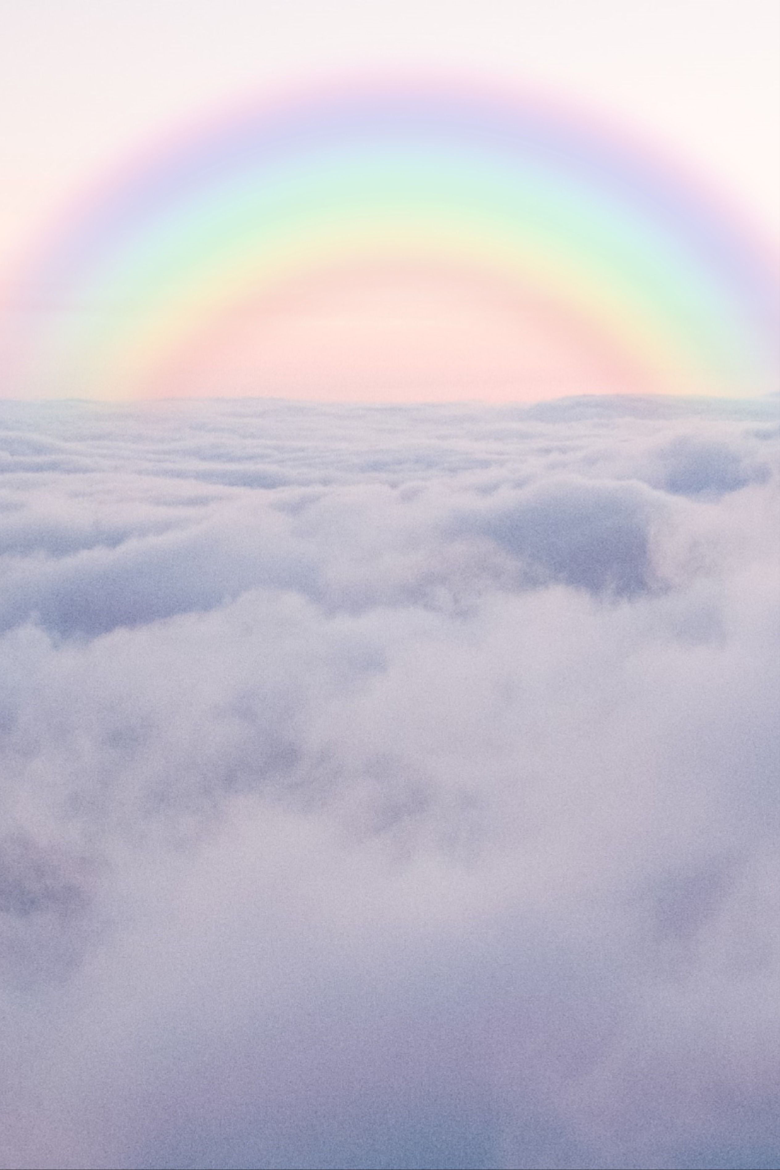 Pastel Rainbow Aesthetic Wallpaper iPhone