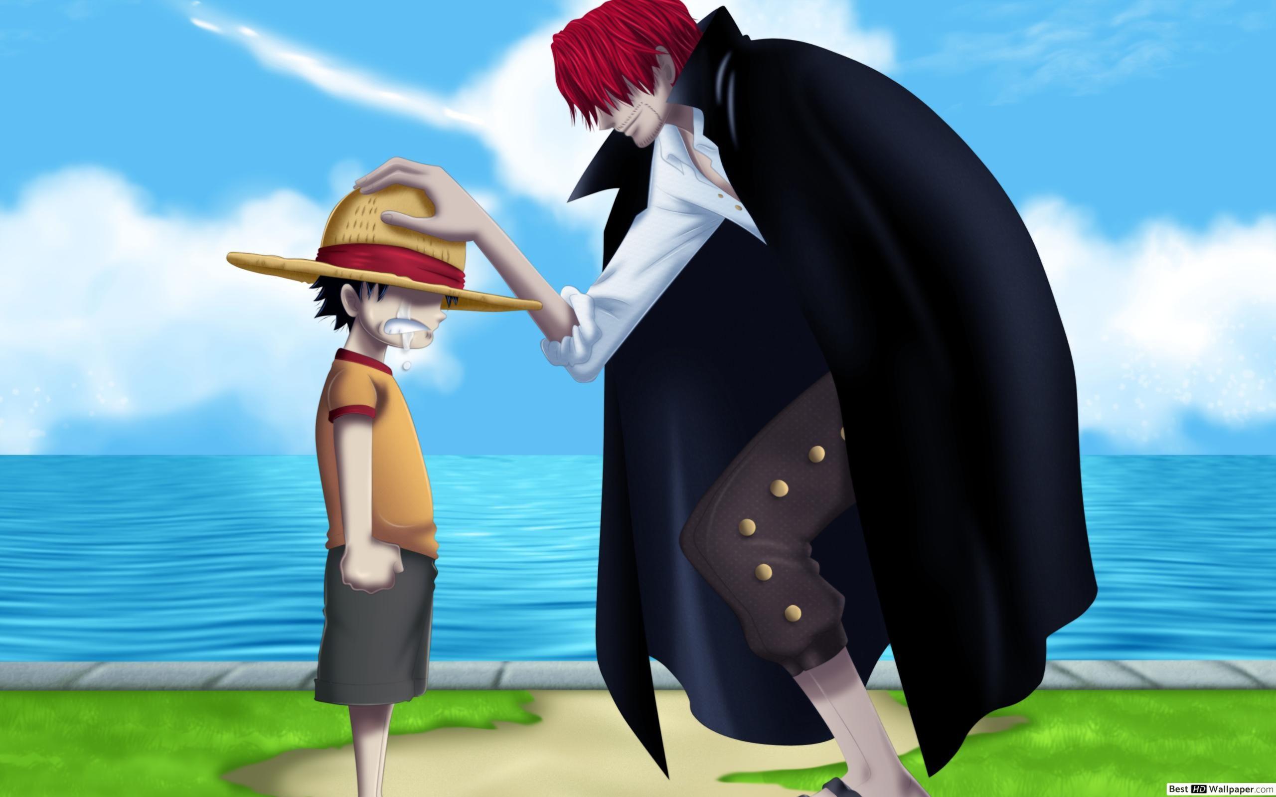 Wallpaper One Piece Shanks Hd One Piece Shanks Luffy Download
