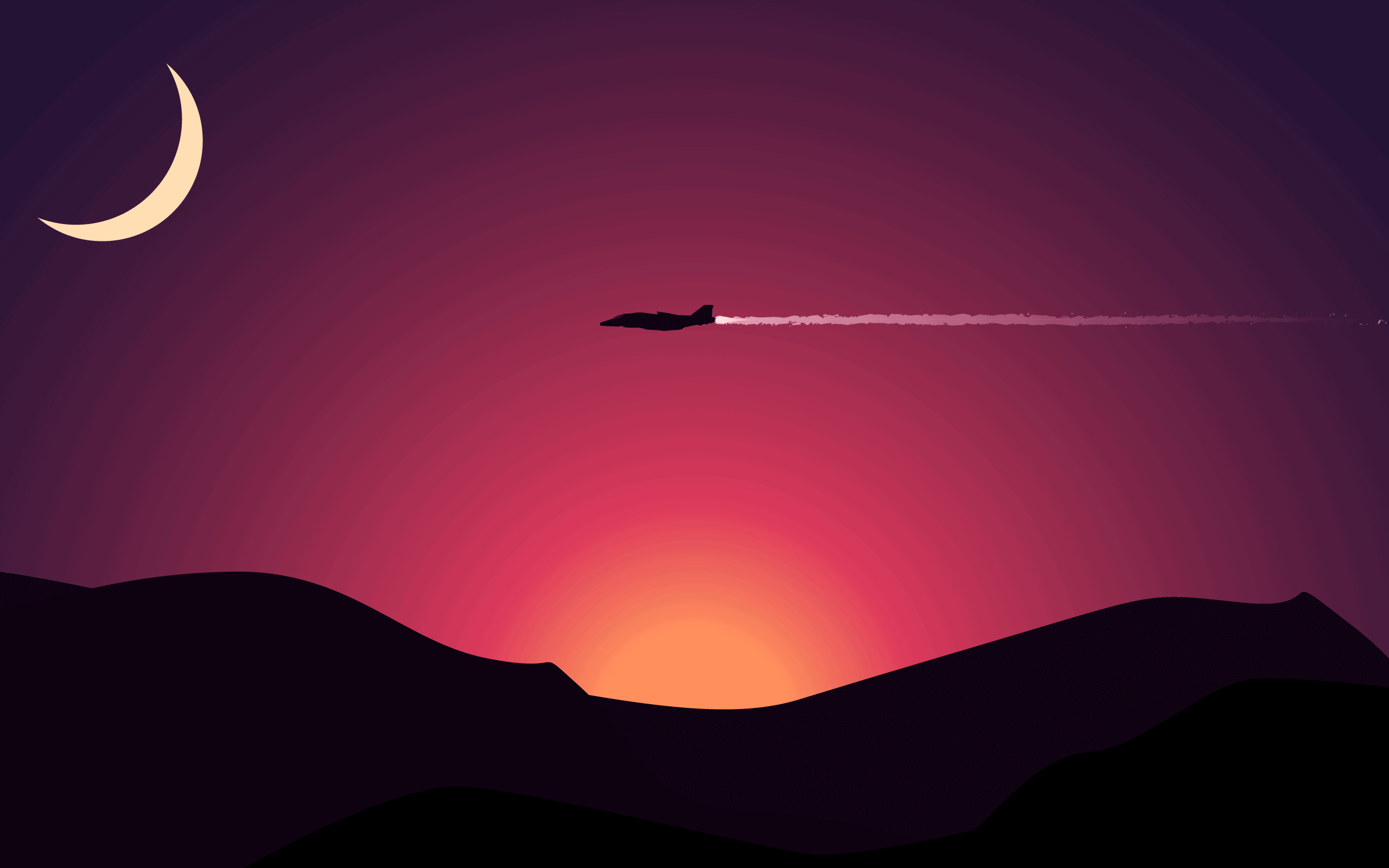 Dark Minimalist Wallpaper