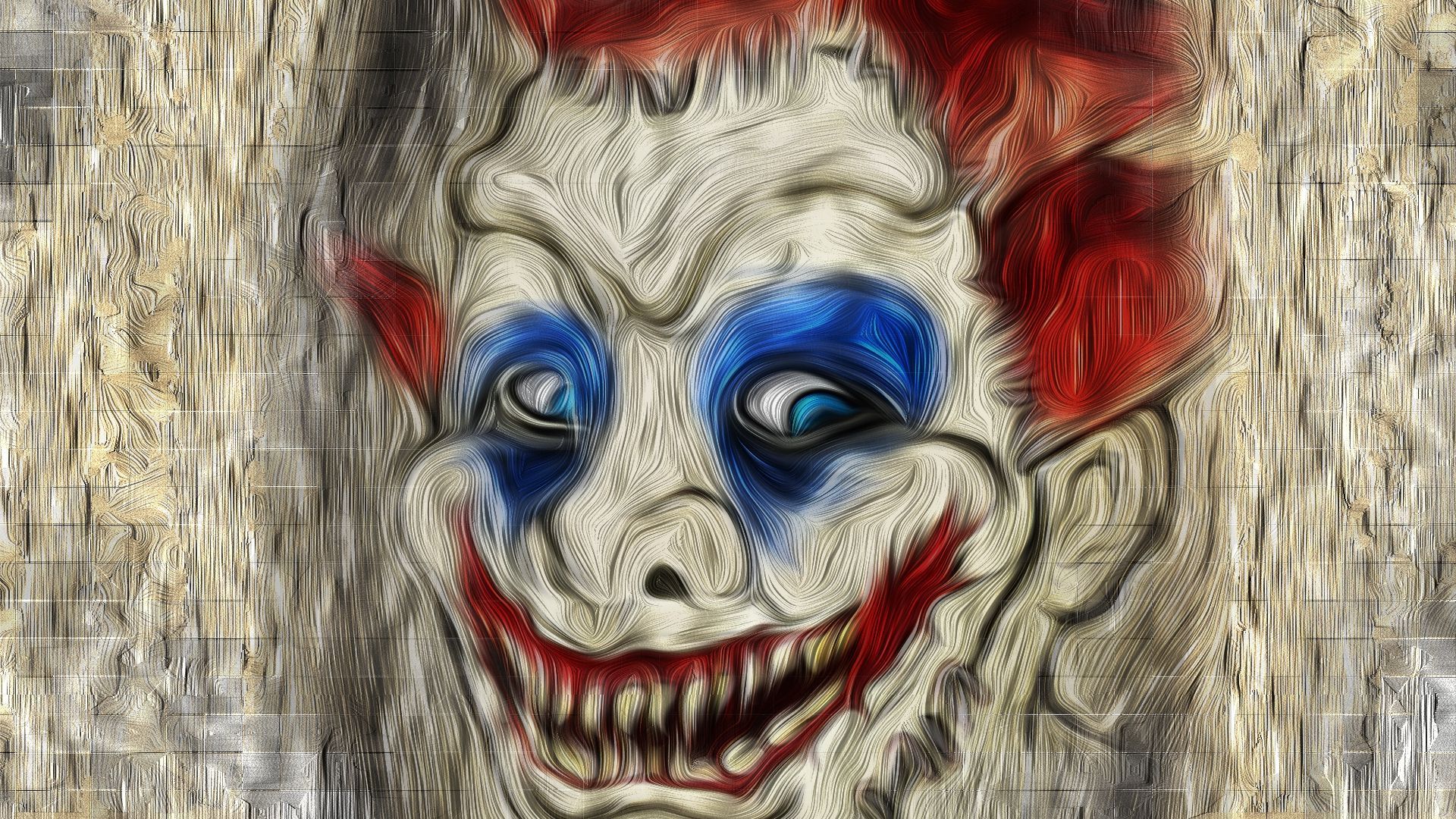 Free download Scary clown face wallpaper 41959 [1920x1080] for your