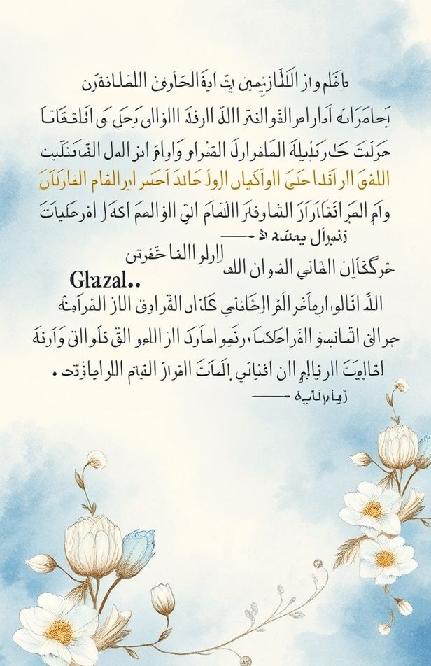 Ghazal Wallpaper Urdu
