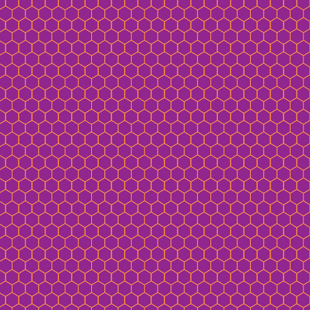 Honeycomb Printable Background Plum Purple And Orange Jpg