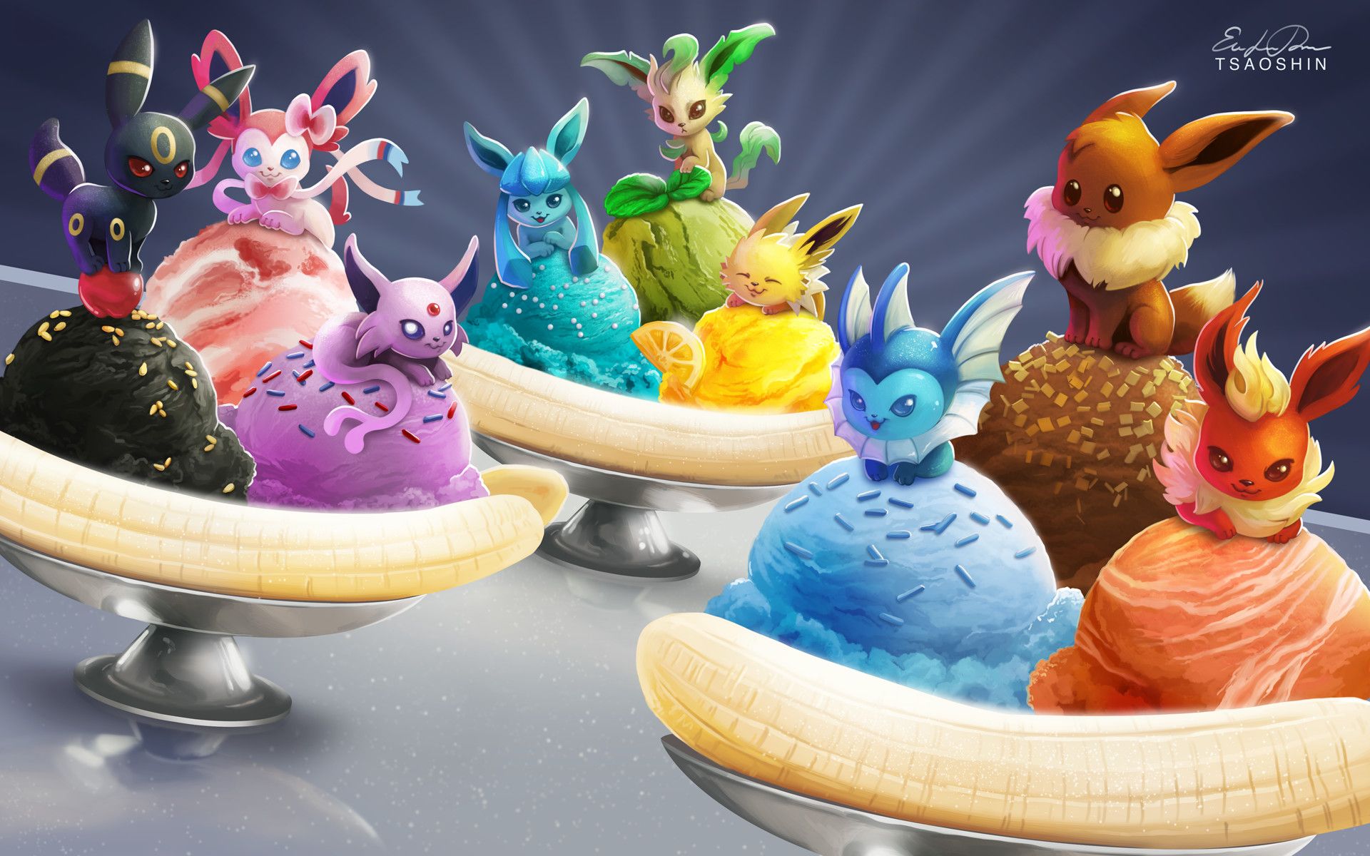 Cute Eeveelutions Wallpaper On