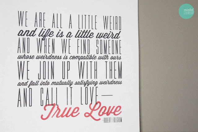 Printable True Love Quote Poster Card And Background Image