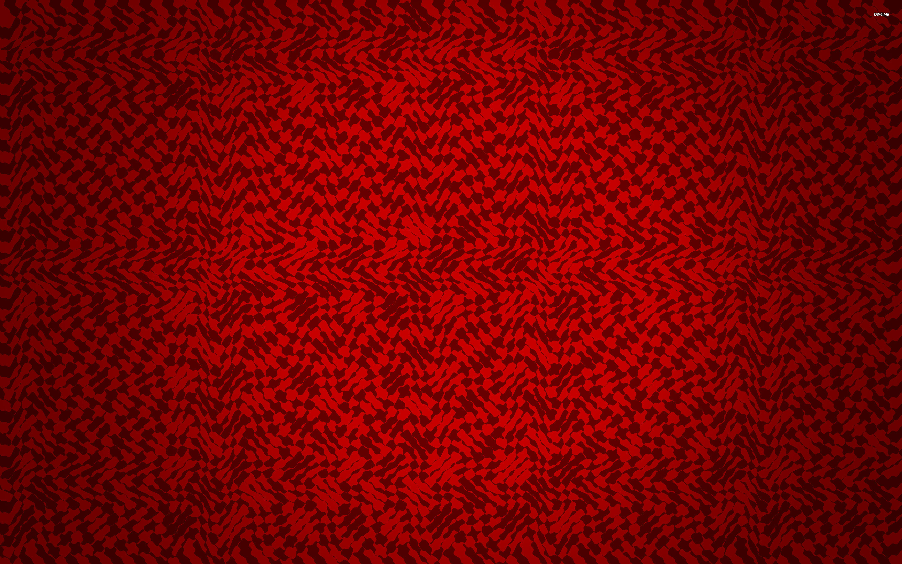 Wavy Red Pattern Wallpaper