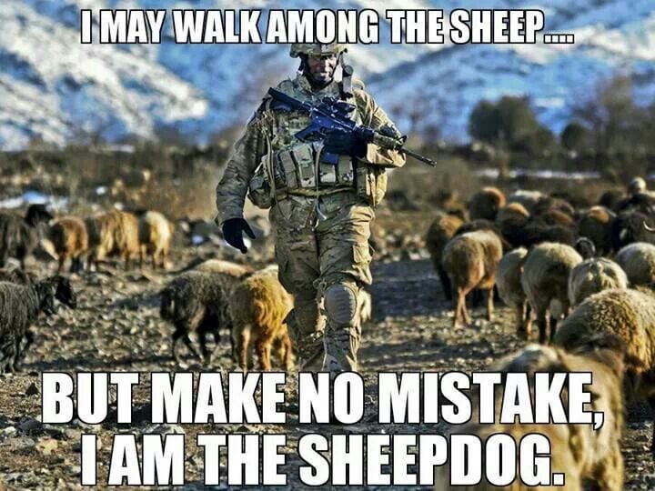 Sheepdog Tactical I am the sheepdog via scott