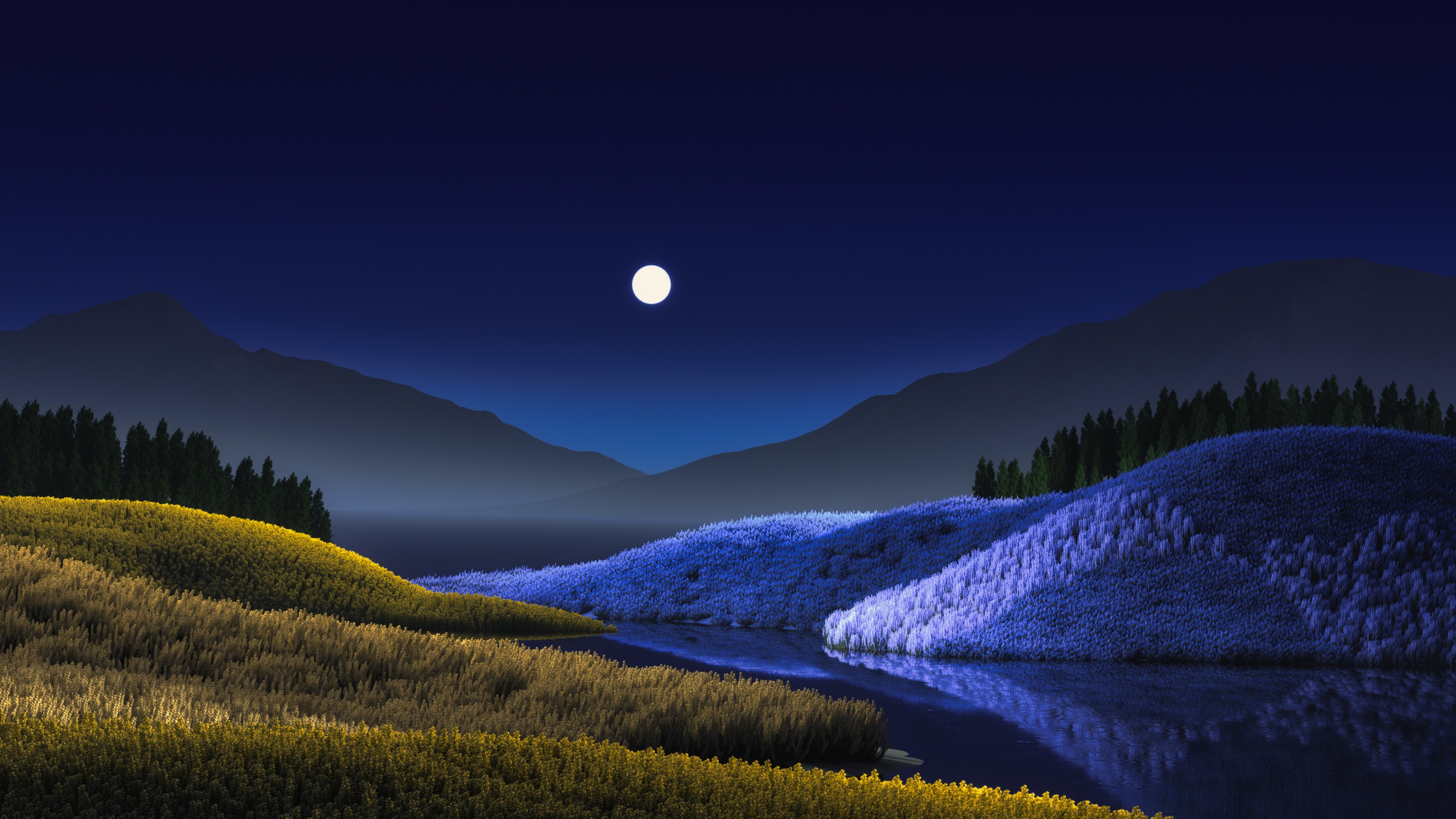 Windows Night Scenery 4k Wallpaper