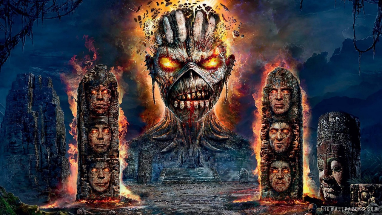 Iron Maiden Heavy Metal Ruins Monster HD Wallpaper IHD