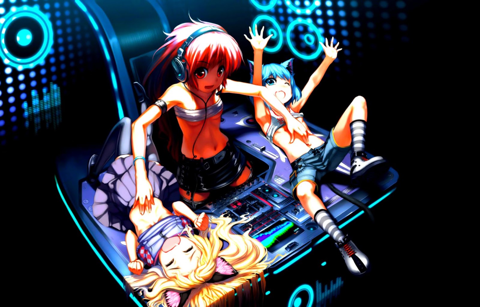 Anime Art Funny Dj Wallpaper Super