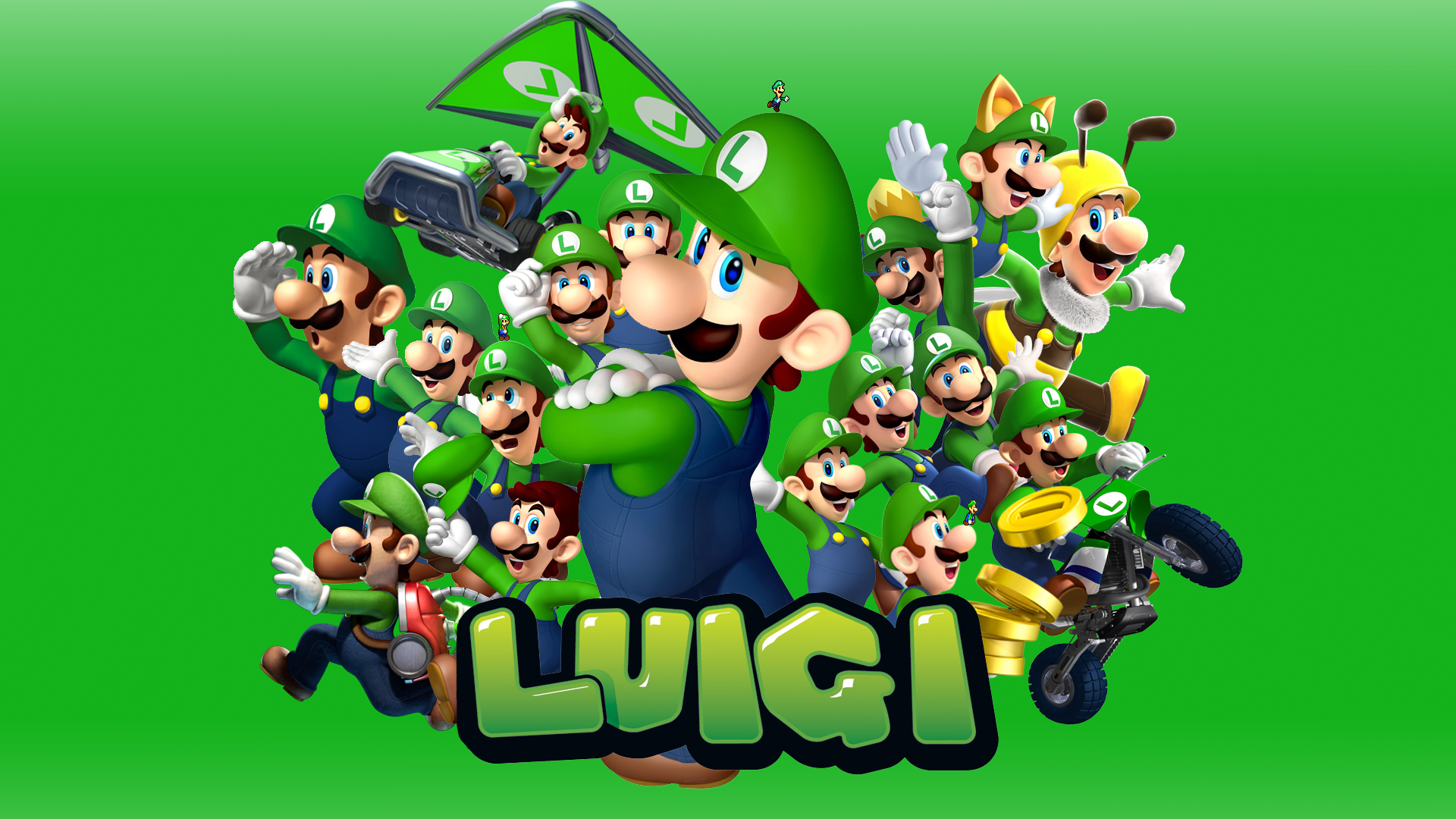 Luigi Wallpaper By Zupertompa