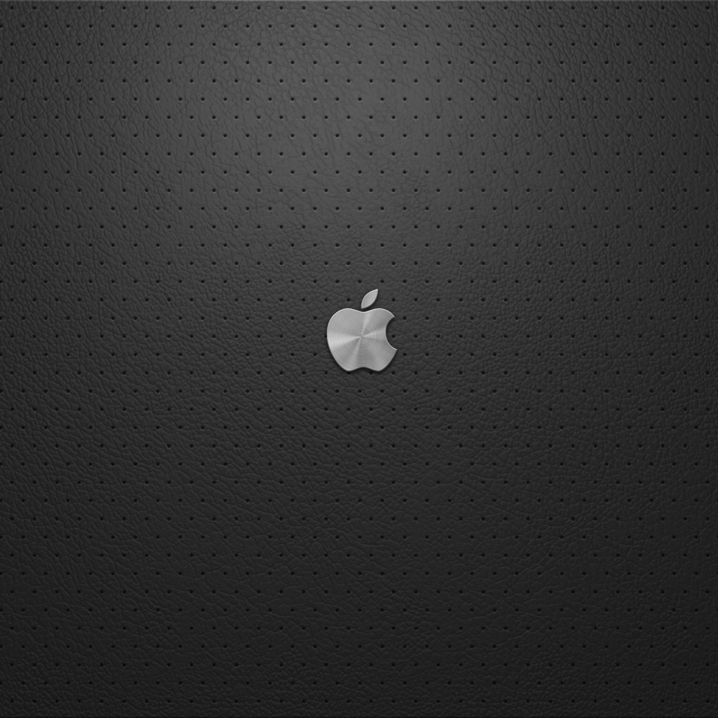 Silver Apple Logo iPad Wallpaper Ilikewa