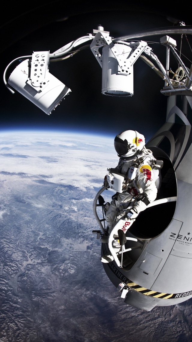 Astronaut In Space Wallpaper   Free iPhone Wallpapers