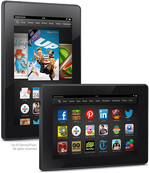 Amazon Kindle Fire HDx Apps And Content