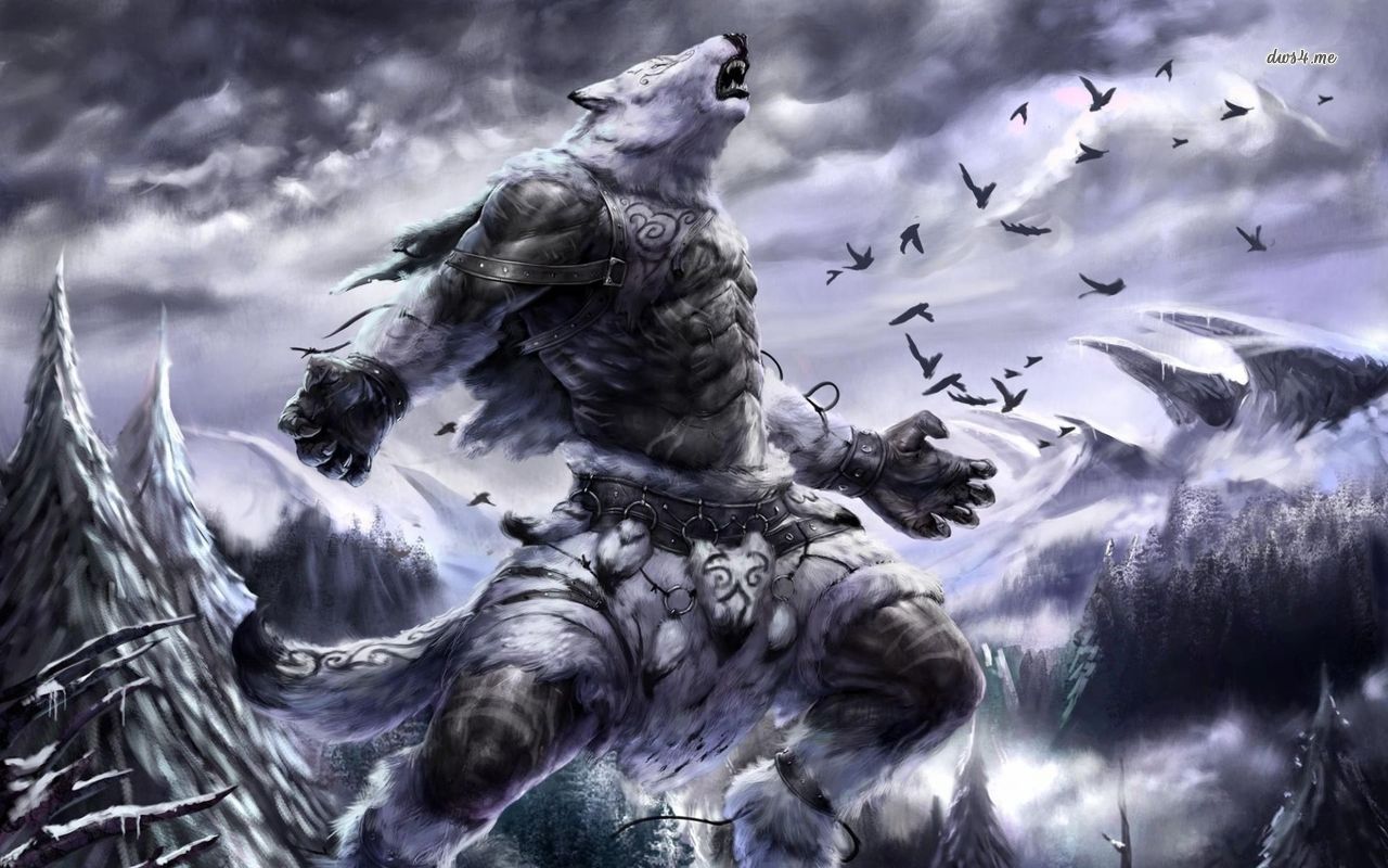 Werewolf Warrior Wallpaper Fantasy