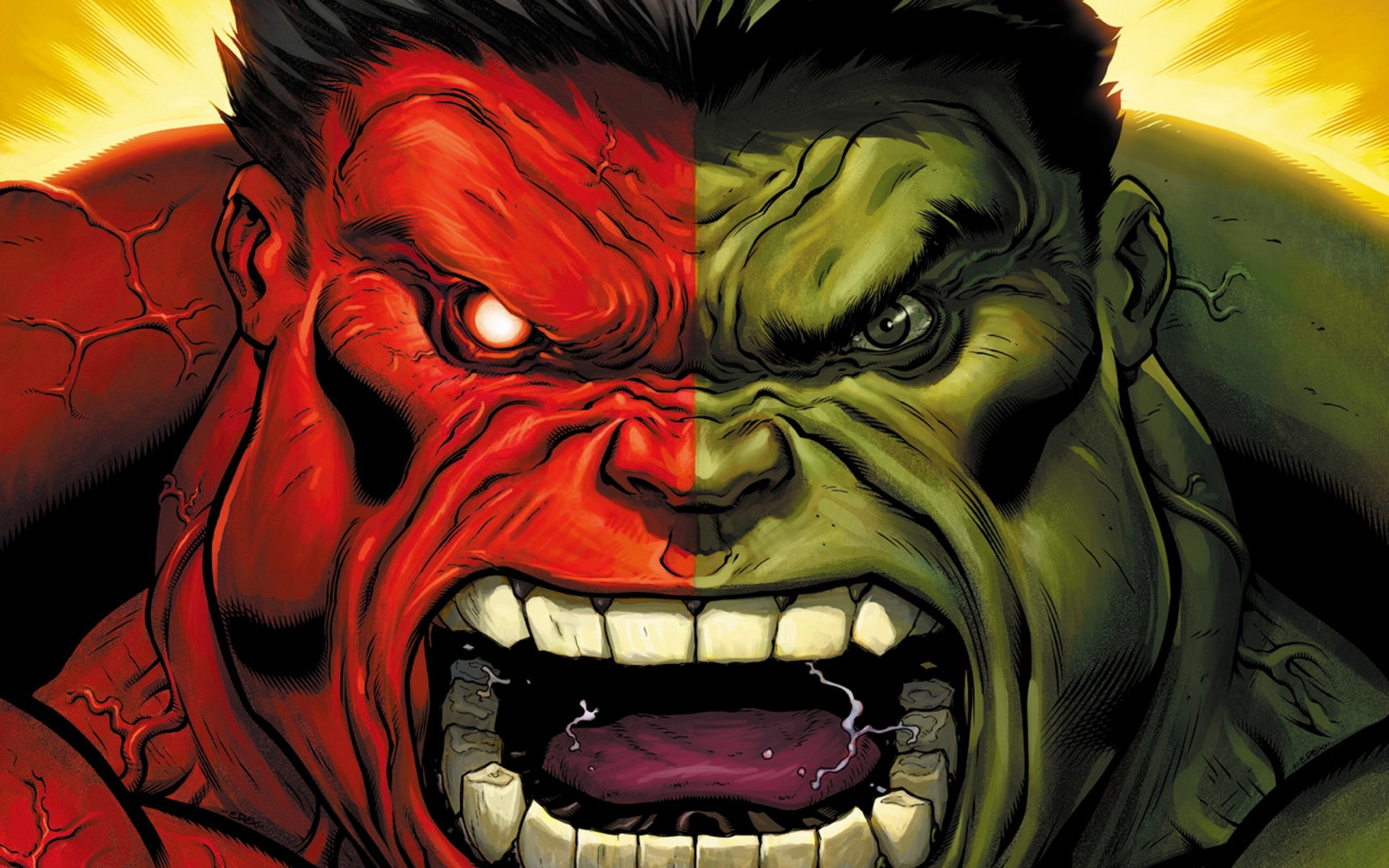 24+] Hulk Vs Red Hulk Wallpapers - WallpaperSafari