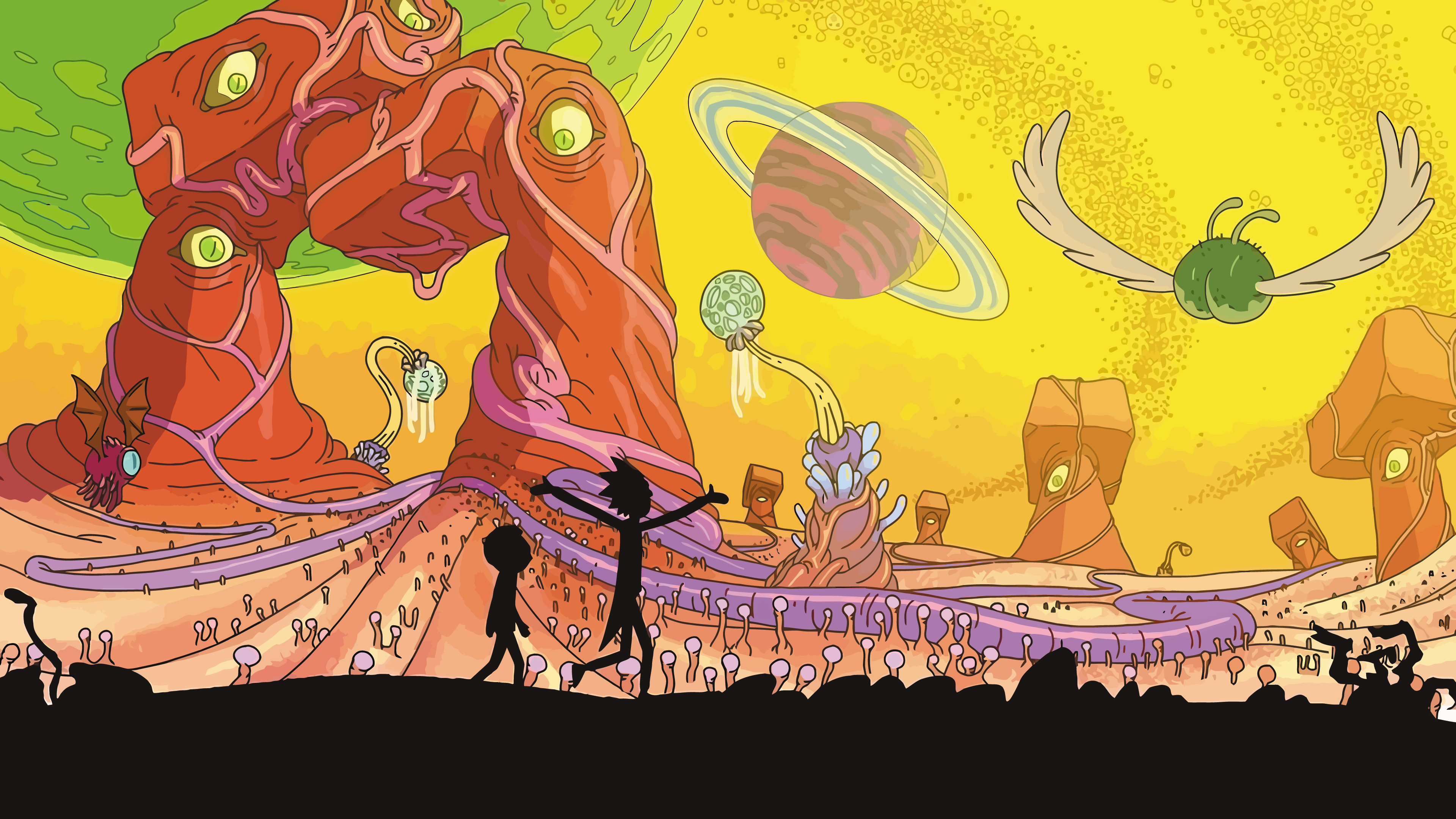 Rick And Morty Wallpaper HD Cartoons 4k Image