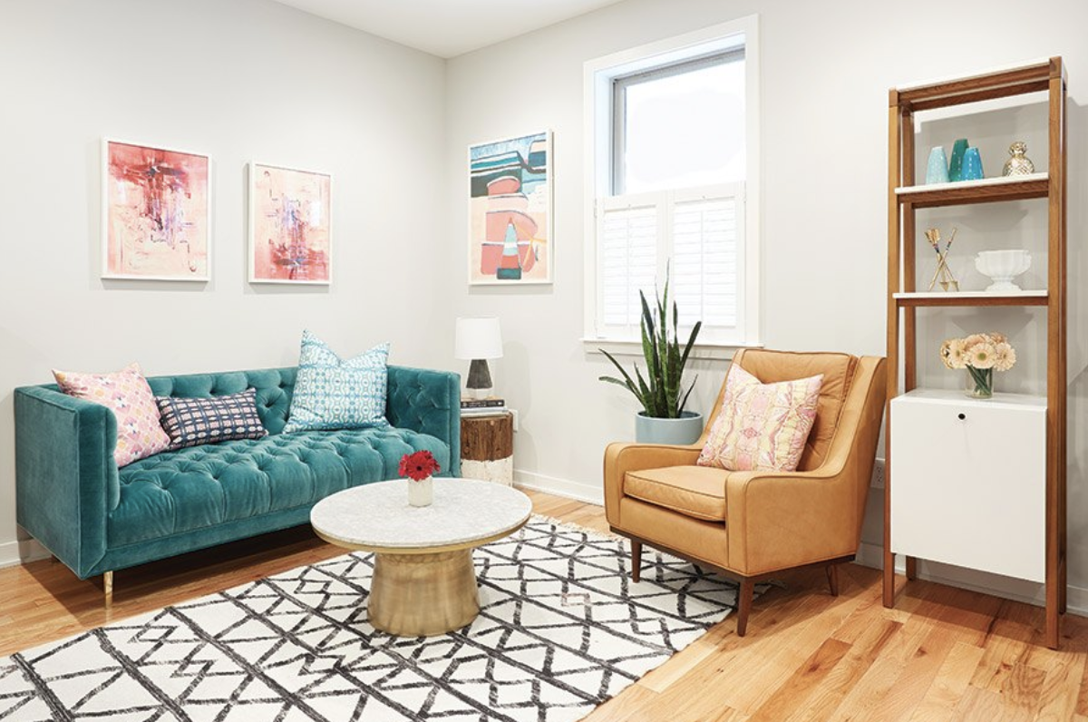 Habitat A Pop Of Color In Manayunk With Image Interior