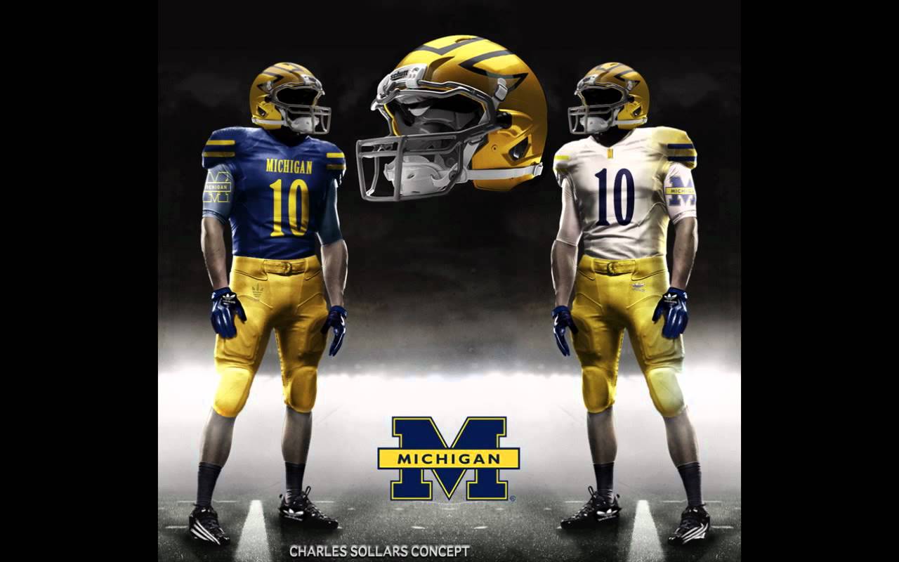 Michigan Football Uniform Concepts By Charles Sollars Of Fourteen85