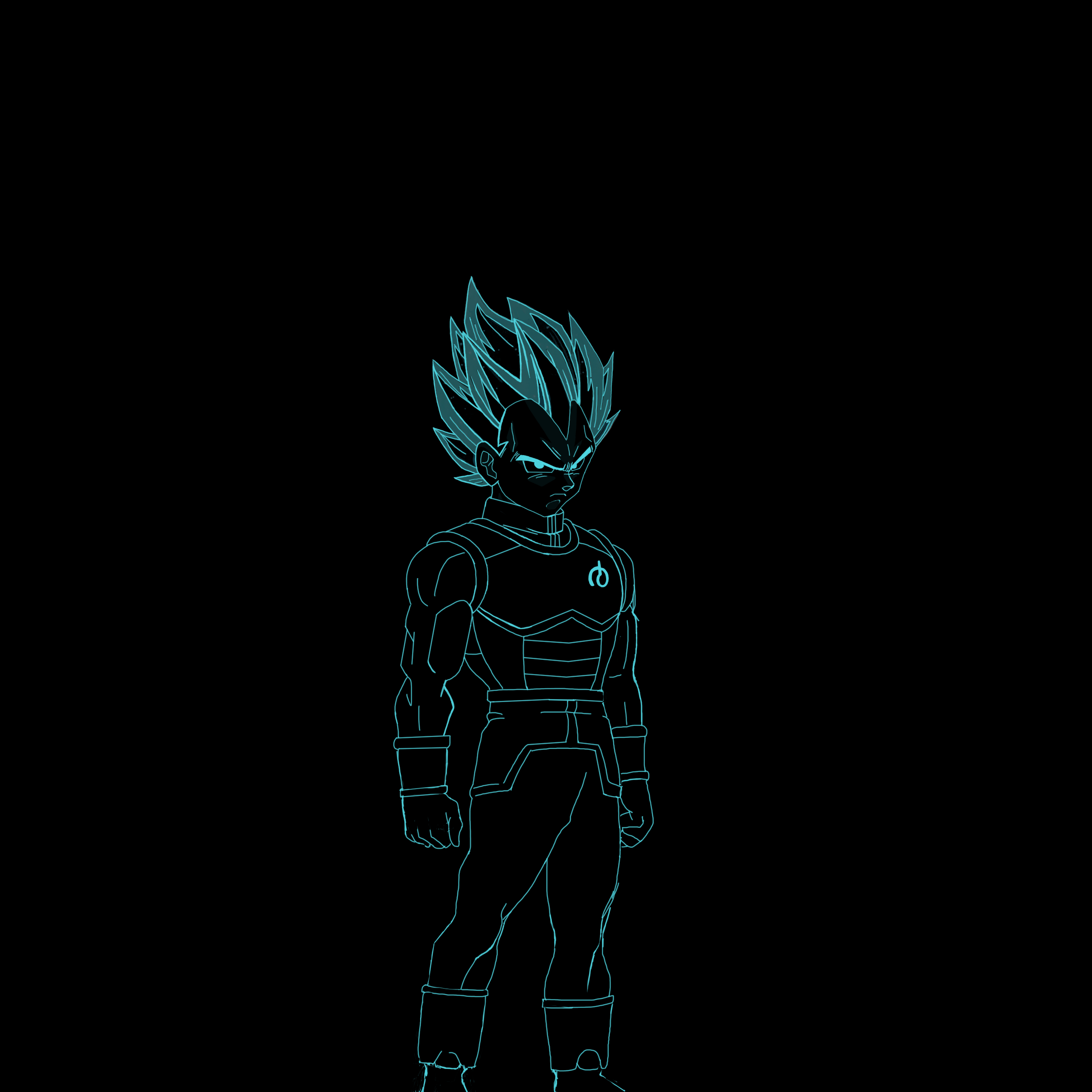I Made A Wallpaper Of Ssgss Vegeta For My Nexus 6p In Photoshop Dbz