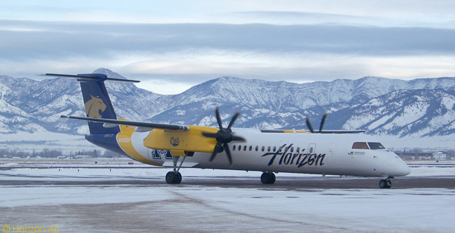 Alaska Air Group Regional Carrier Horizon Has Painted One Of Its