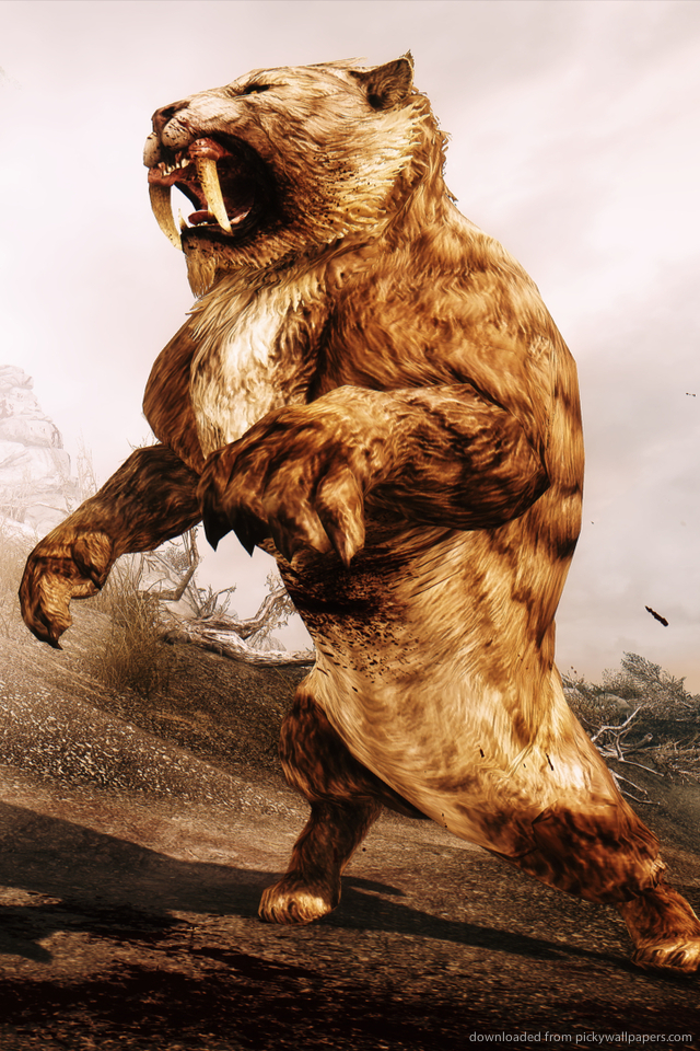 Big Cat Smilodon Dangerous Prehistoric Era Wild Photo Background And  Picture For Free Download - Pngtree