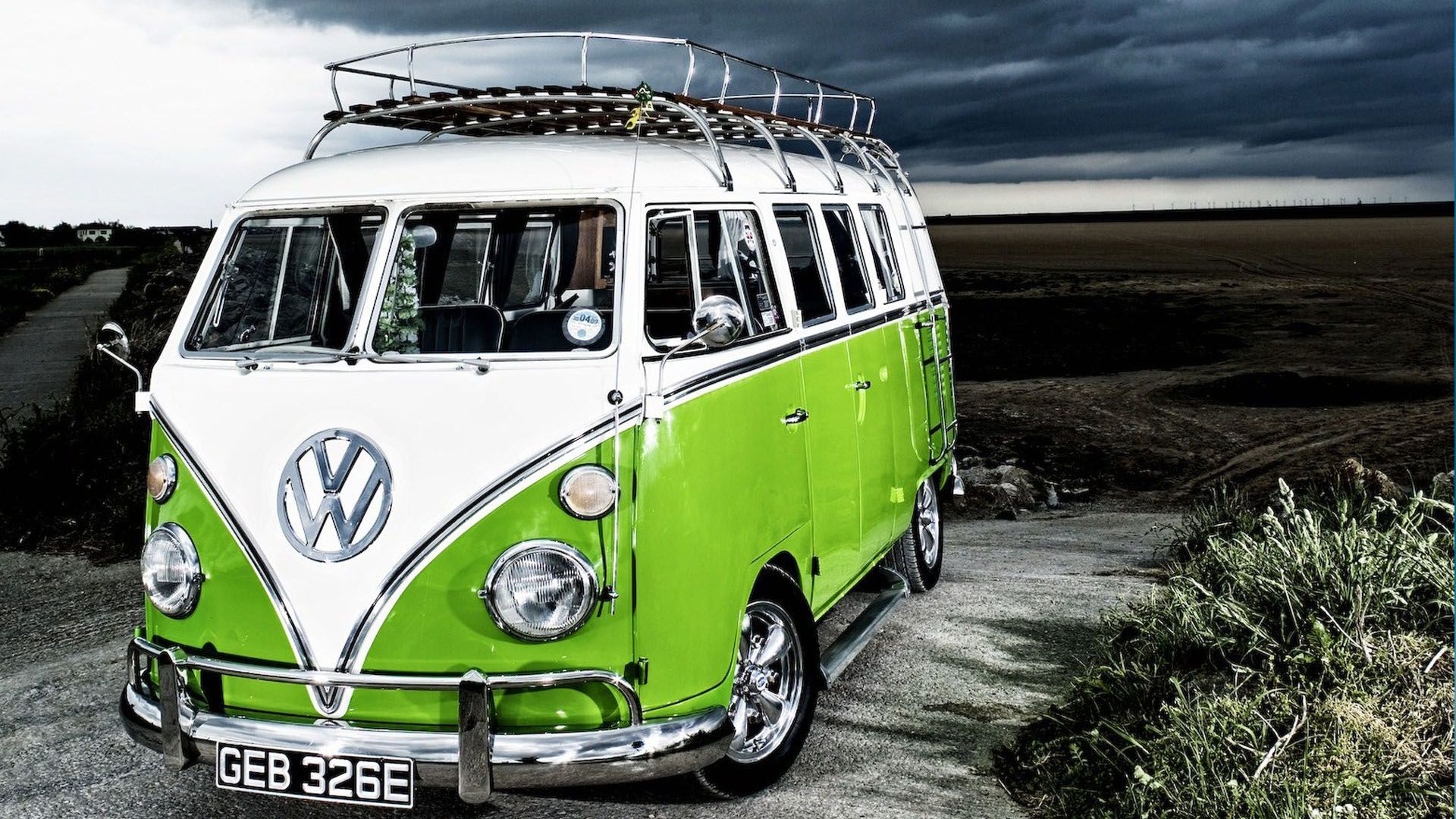 Vintage Vw Bus Cool Wallpaper