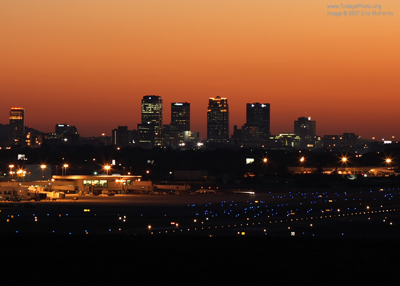Birmingham Al Skyline At Night Stock Photo Pictures To Like Or Share