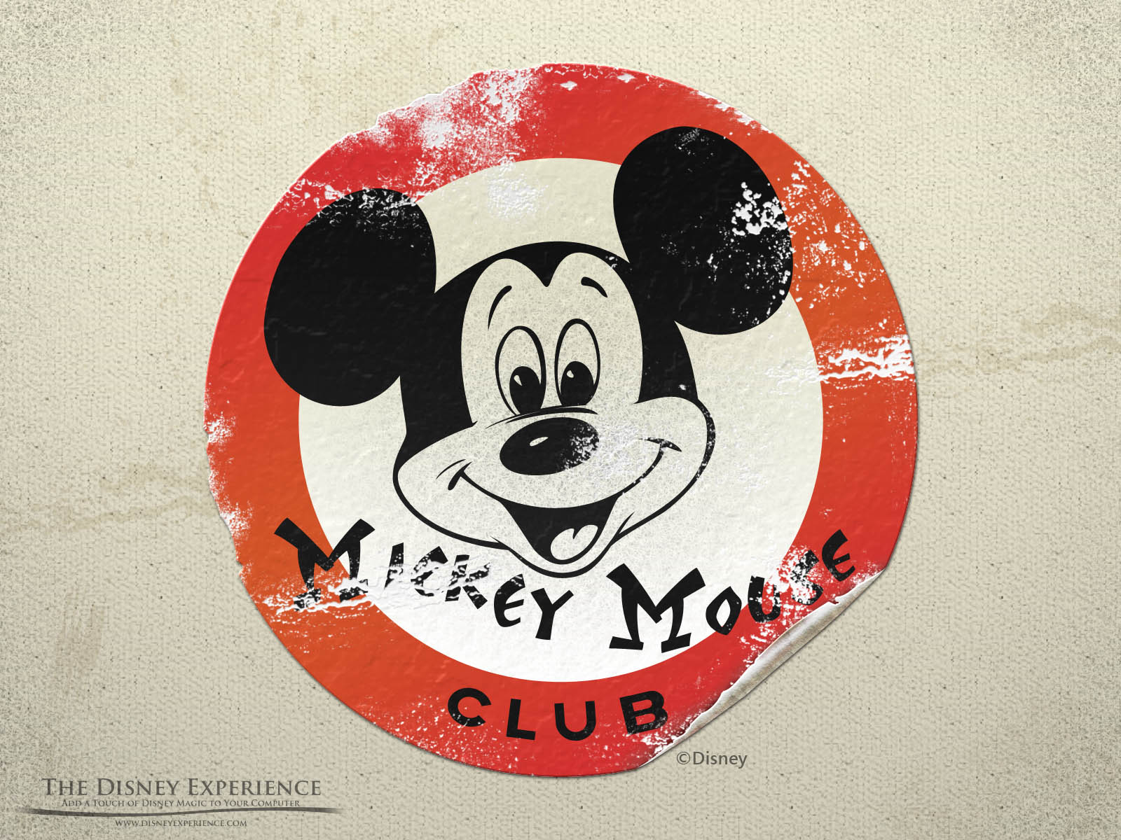 Mickey Mouse Club Sticker