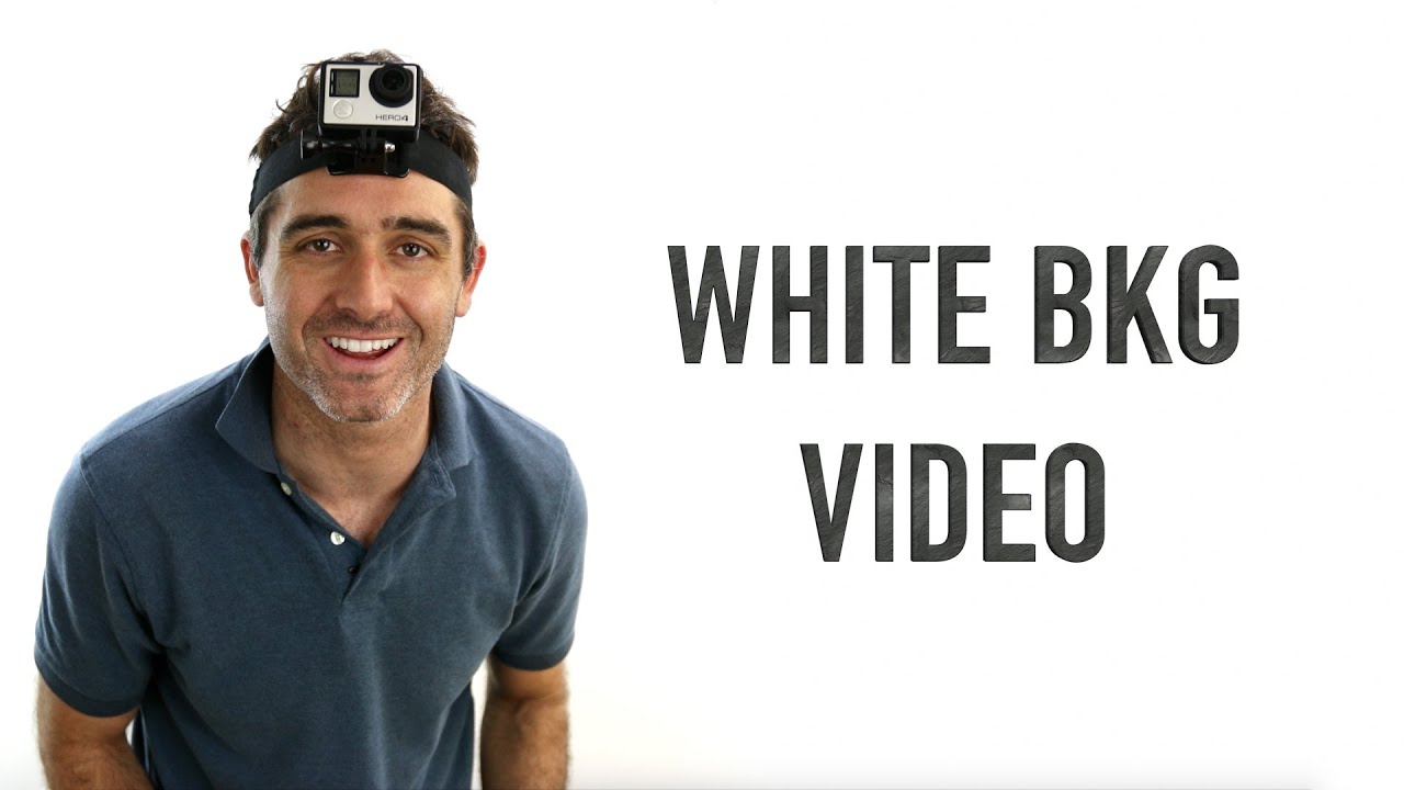 How To Shoot White Background Video Cheap