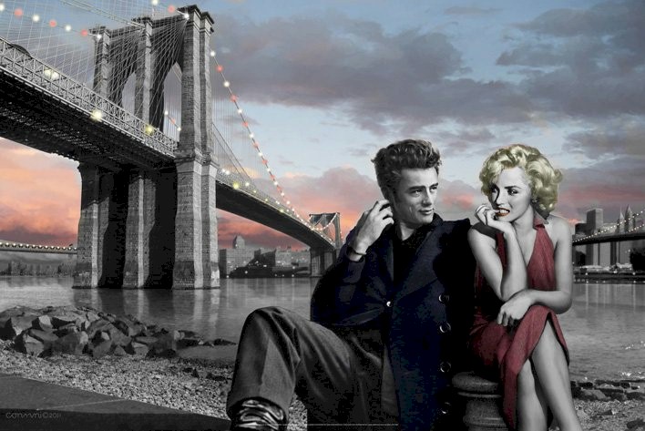Marilyn Monroe And James Dean Fan Art