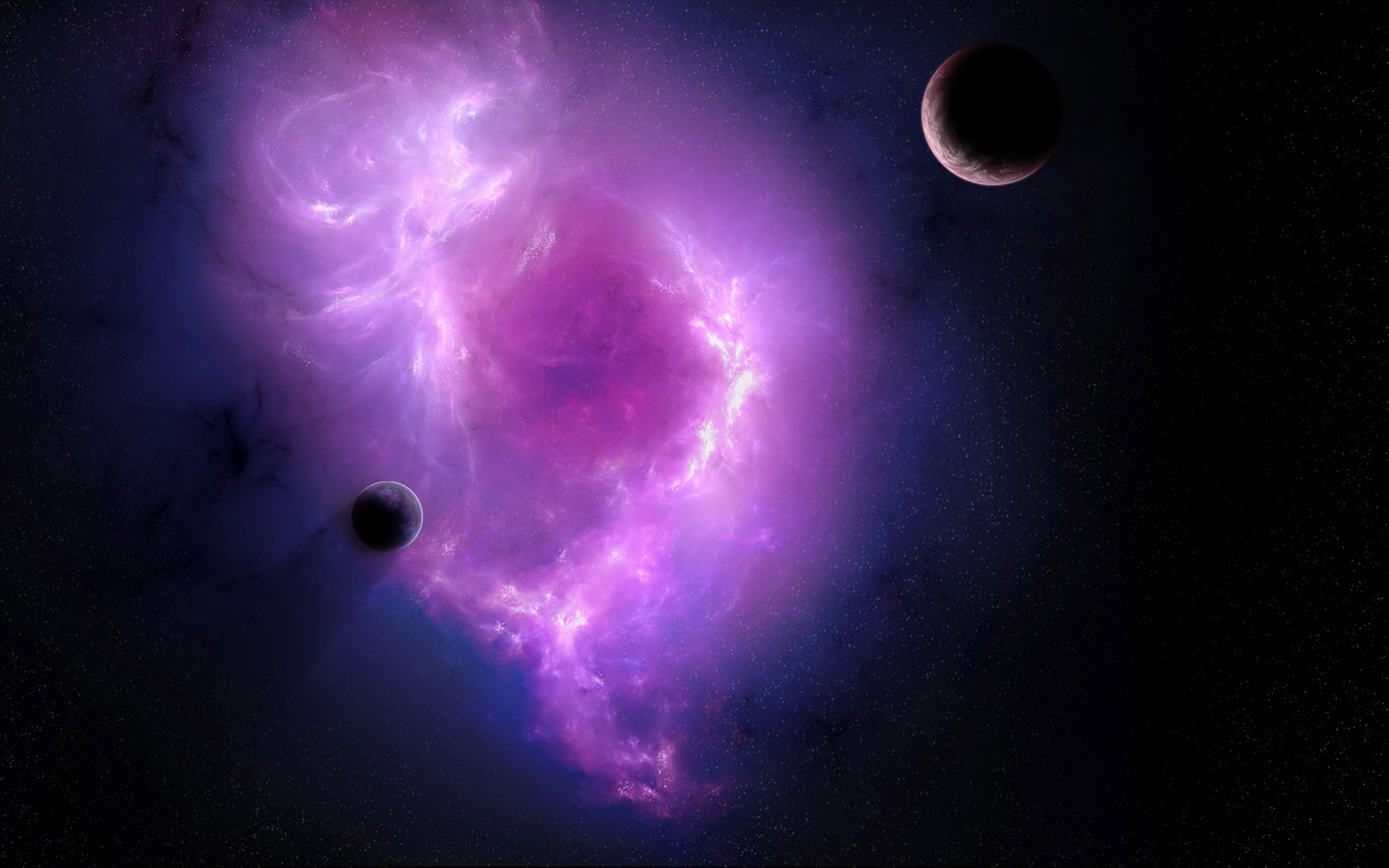 Desktop Space Wallpaper 0c HD Purple Nebulah