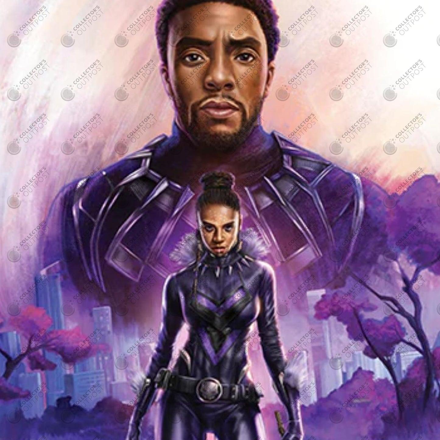 T Challa And Shuri Black Panther Passing The Torch Marvel