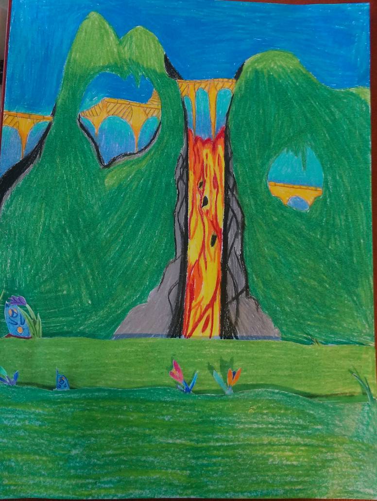 Background Finished Drawing Color Pencil By Rat A Tat Tatter On