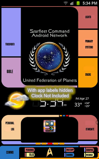 Lcars Go Launcher Apex Theme Android Market