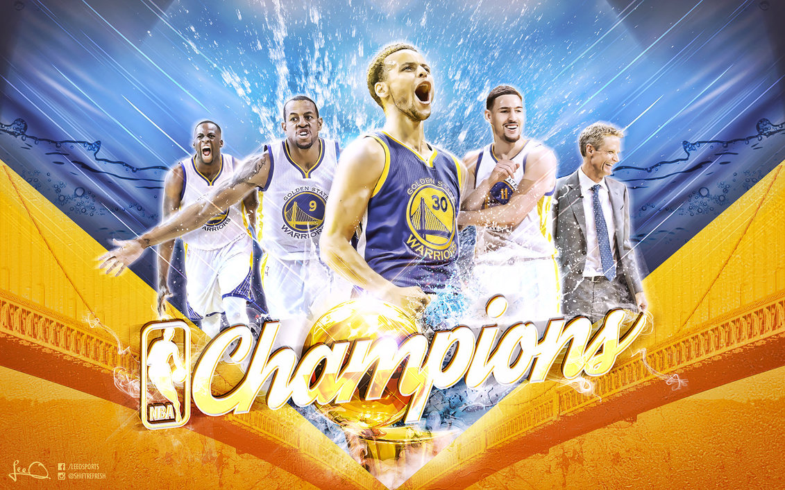 Golden State Warriors NBA Champions Wallpaper by skythlee on