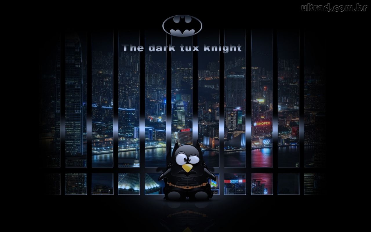 Linux Tux Batman