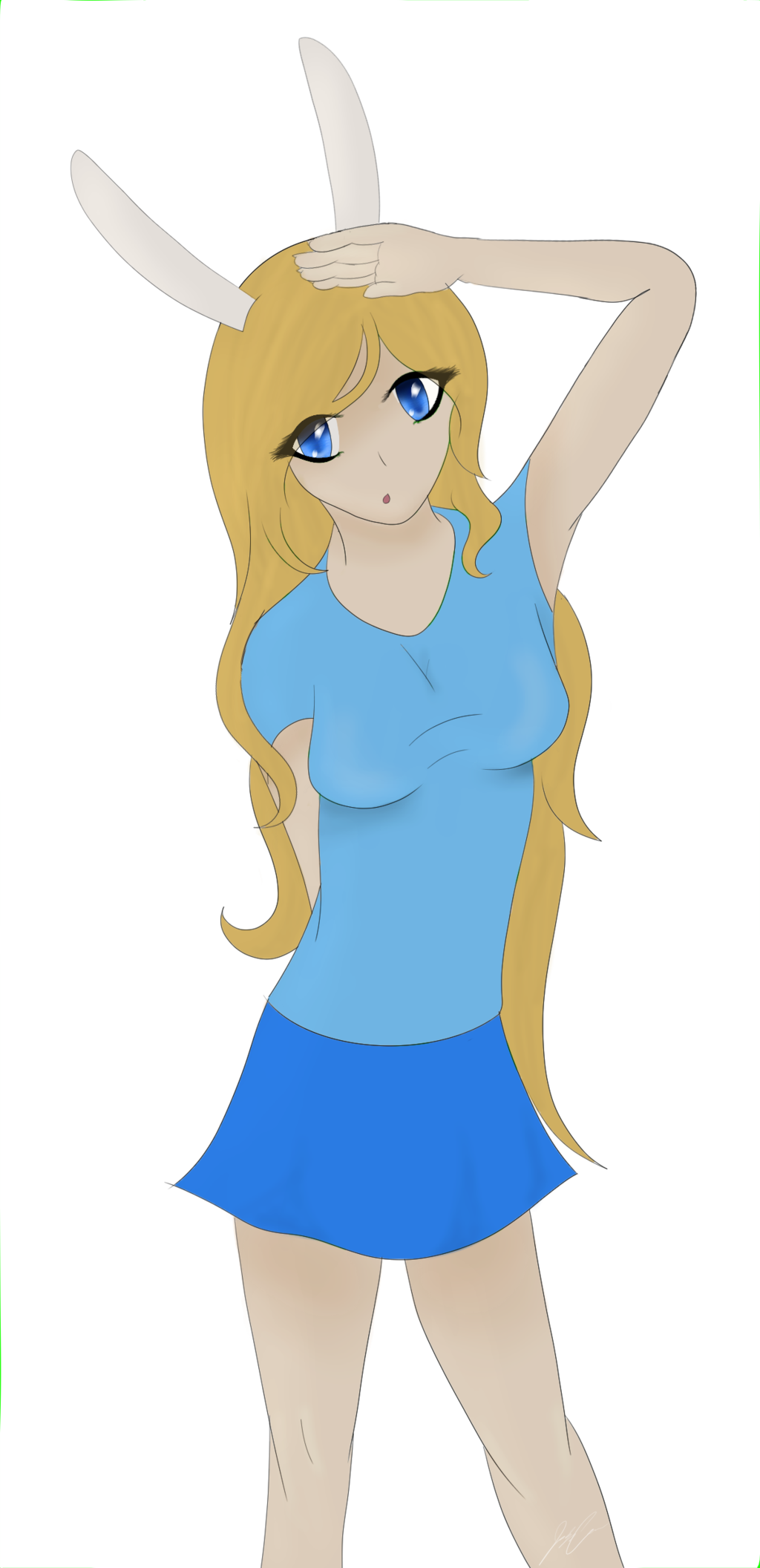 Fionna the human by GingaWeedLuver16 on