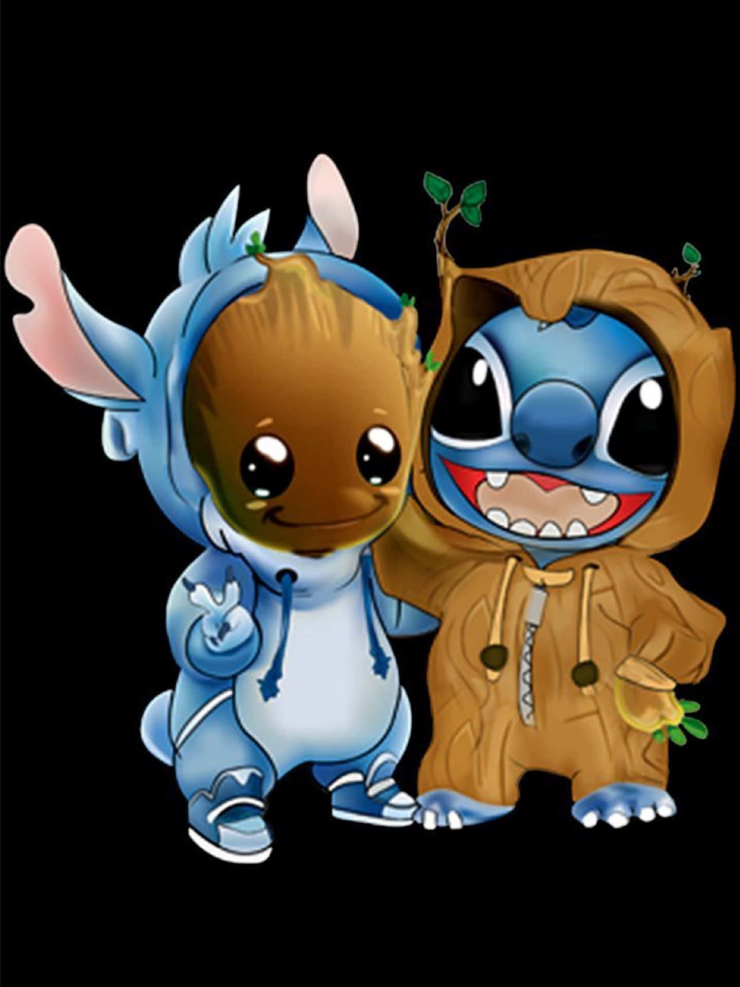Fall In Love With Baby Stitch Wallpaper