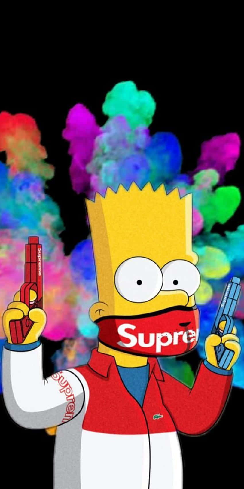 Bart Simpson Weed Wallpaper