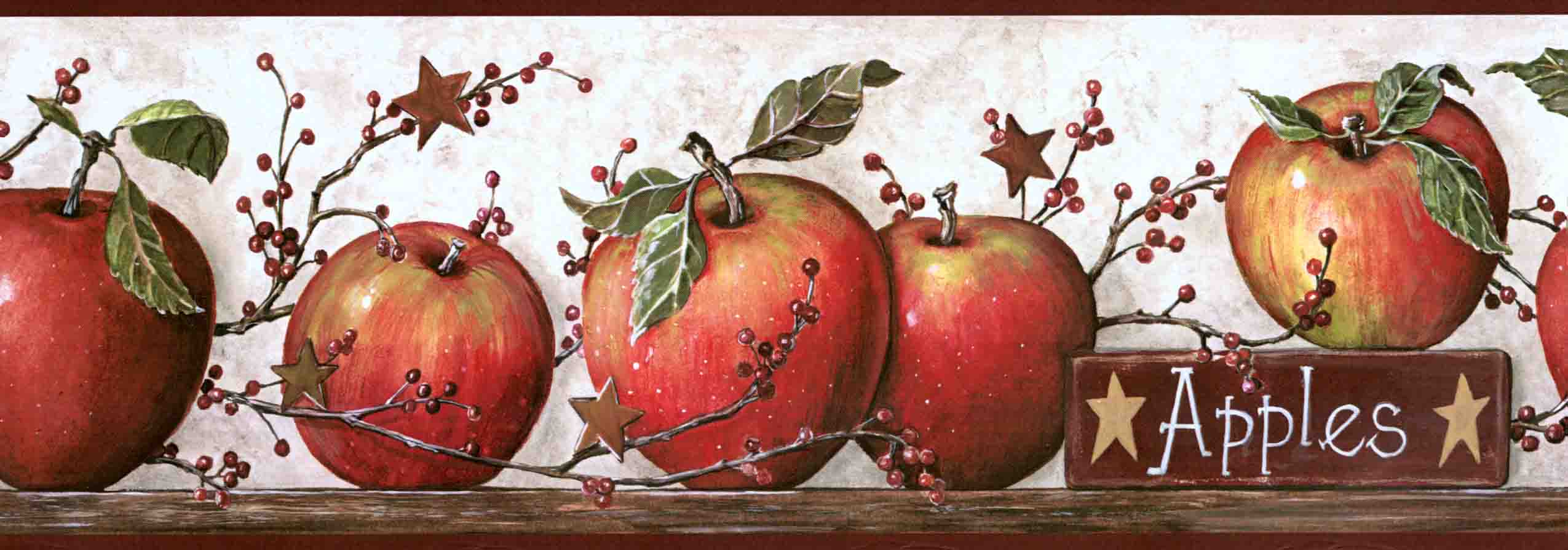Free download Apples Wall Border KE4914BDB Wallpaper Border Wallpaper