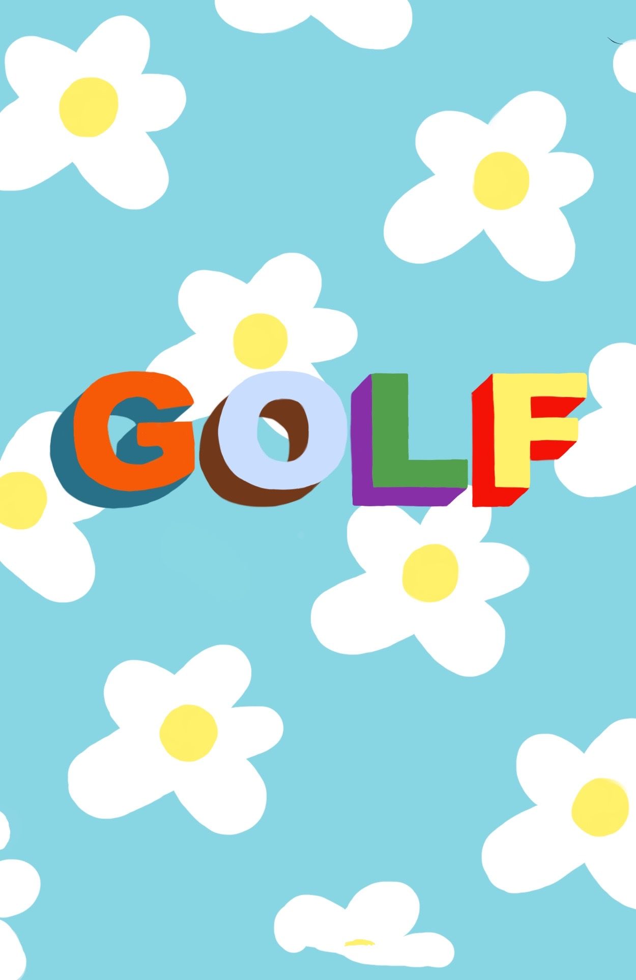golf wang logo flower tyler the creator golf le fleur print flower