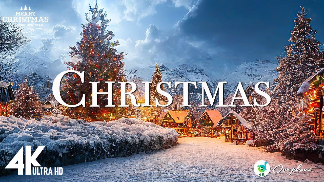 Christmas Wonderland 4k Scenic Winter Relaxation Film With Top