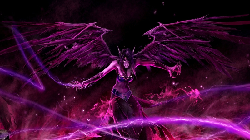 League Of Legends Morgana The Fallen Angel Wallpaper Games